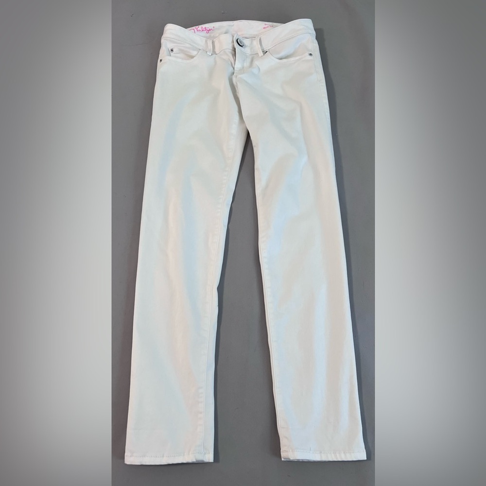 Lilly Pulitzer White - Worth Skinny Jeans Size 4‎ Women’s